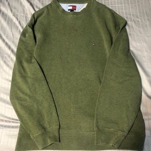 Vintage Tommy Hilfiger Green Long Sleeve Shirt/Sweater